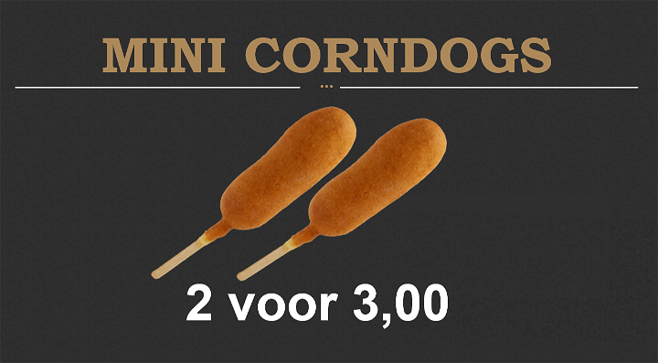 Mini corndogs