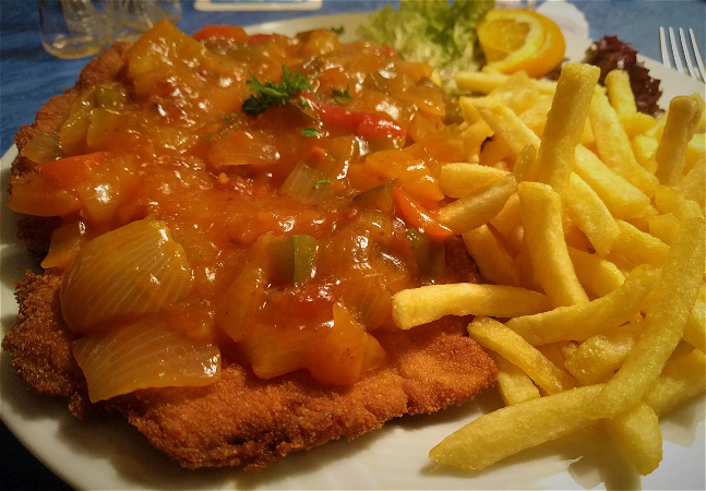 Boeren Schnitzel menu