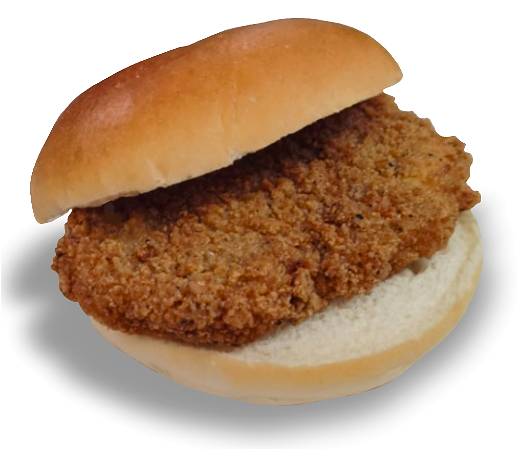 Broodje kipschnitzel burger