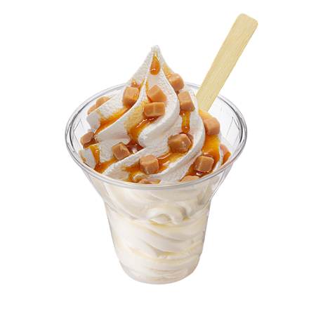 Caramel met Caramel blokjes