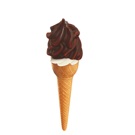 Warm Chocolade Kinder ijs 