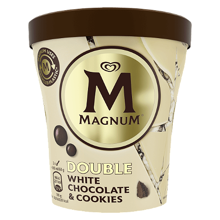 Magnum pint White chocolate & cookies 440ML