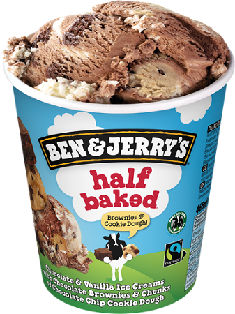 Ben & Jerry's half baked 465ml