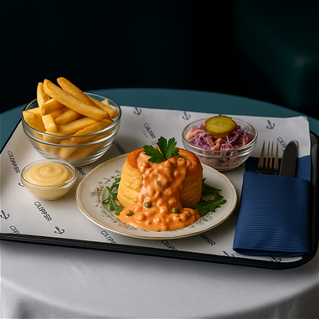 Pastei het Vissermantsje (GARNAAL)