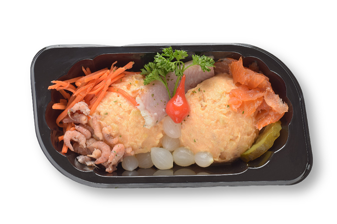 Zalm slaatjes
