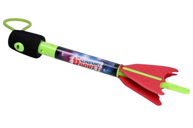 Afschiet raket met licht