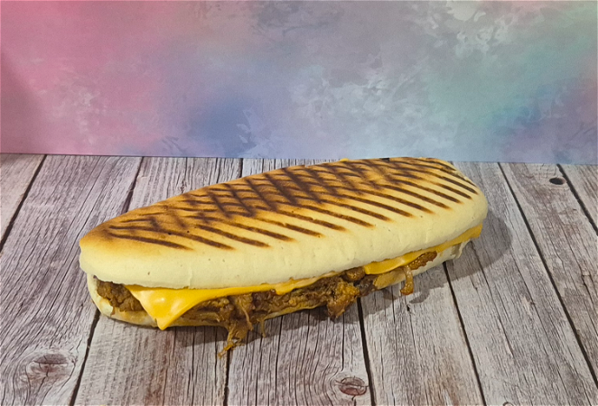 Pulled chicken panini