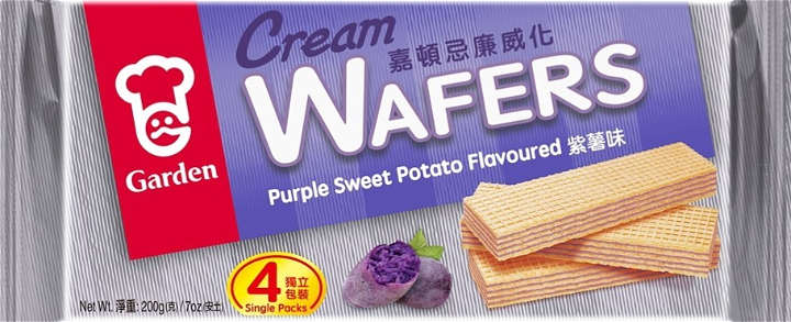 Cream Wafers Purple Sweet Potato