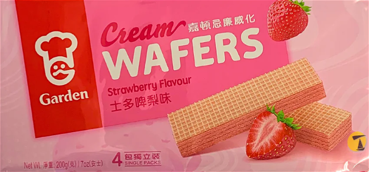 Cream Wafers Strawberry