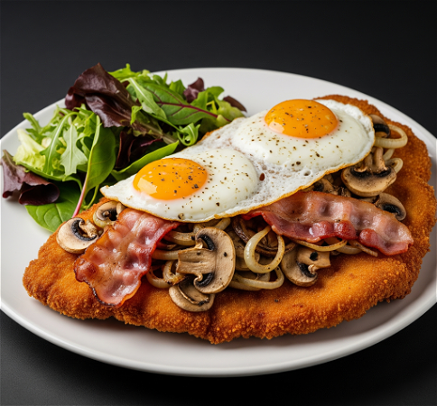 Boeren deluxe schnitzel