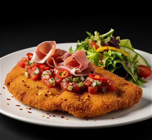 Spaanse spicy schnitzel