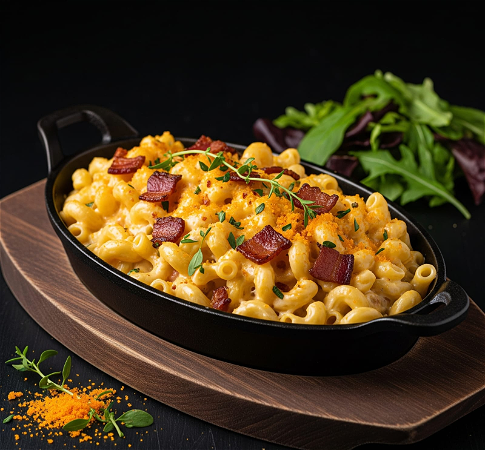 Mac & cheese bacon