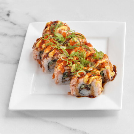 Flamed Salmon Supreme roll 8st.
