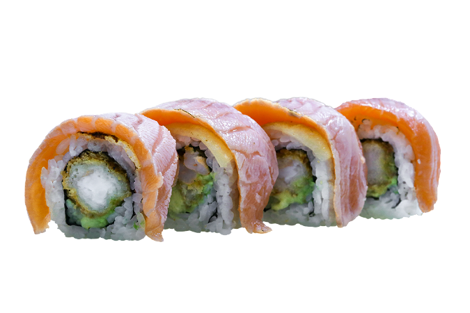 Ebi salmon roll