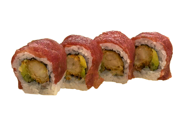 Ebi carpaccio roll
