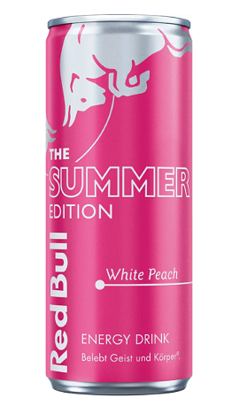 Redbull energy witte perzik smaak