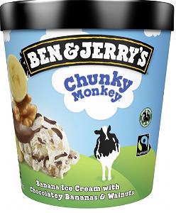 Ben & Jerry Chunky Monkey (465ml)