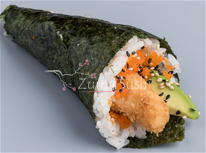 Temaki ebi tempura