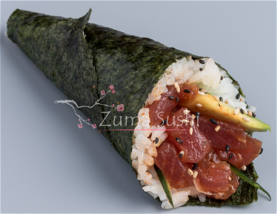 Temaki spicy maguro