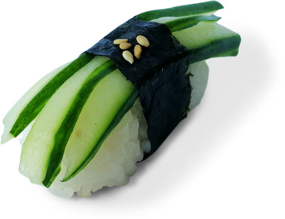 Cucumber nigiri