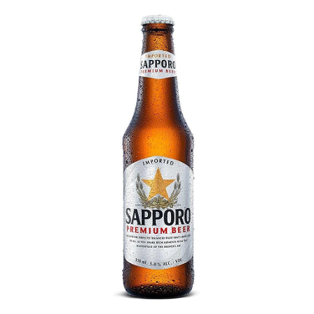 Sapporo premium beer 330 ml (bottle)