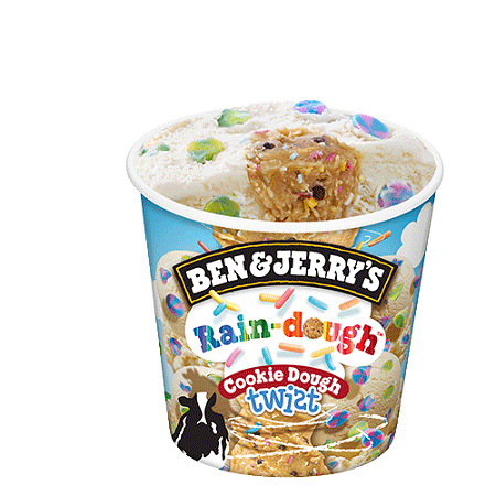 Ben & Jerry's  Rain-dough Cookie Dough Twist 465ml