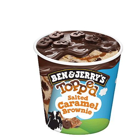 Ben & Jerry's  Topped Salted Caramel Brownie 465ml
