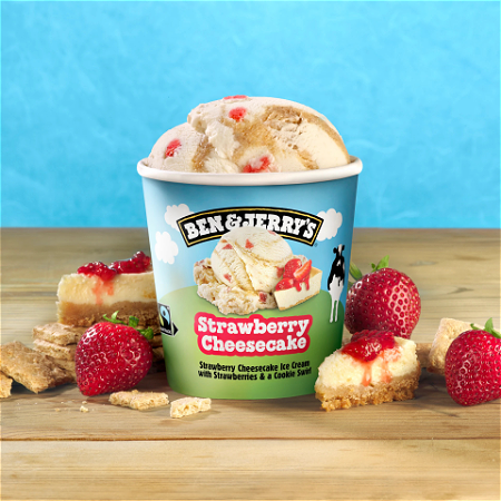 Ben & Jerry's strawberry cheesecake 425ML