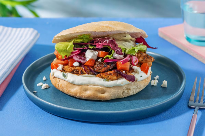 Broodje shoarma feta kip