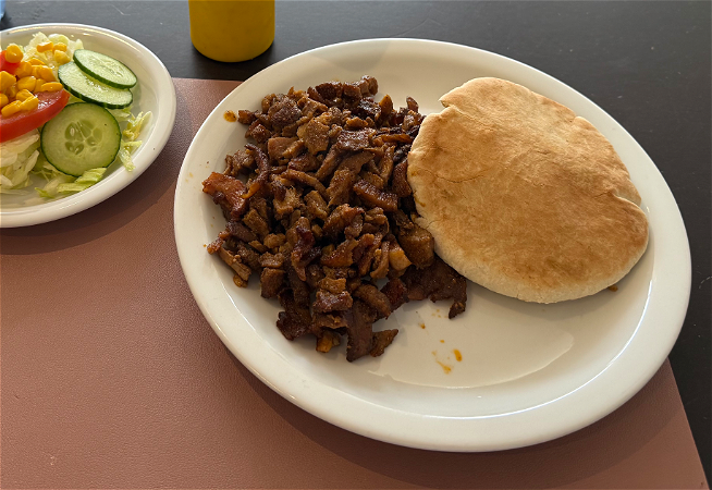 Broodje shoarma varkensvlees