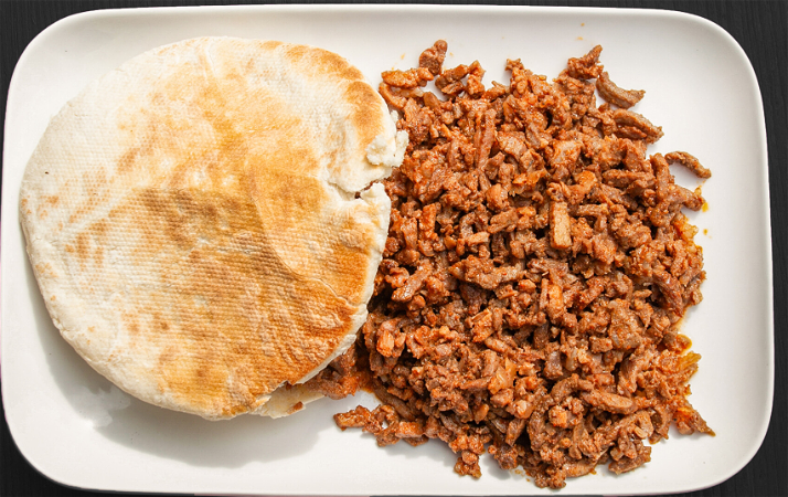 Broodje shoarma lamsvlees