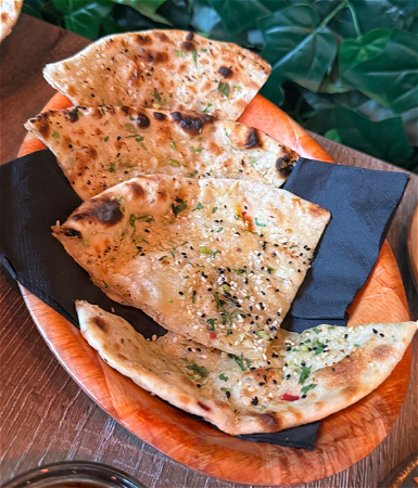 Cheese Chili Garlic Naan
