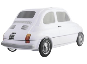 Fiat 500 cadeaublik voor koekjes, wit