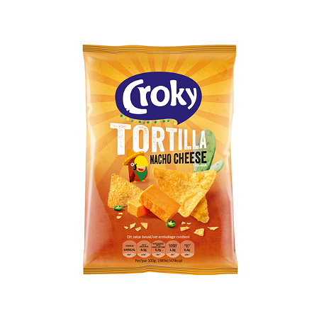 Croky tortilla nacho cheese 40 gr