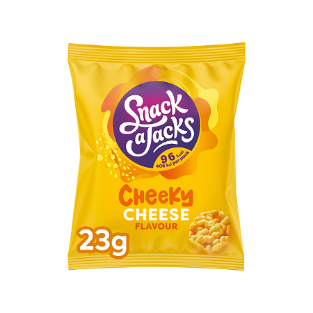 Snack a jacks crispies cheese 23 gr