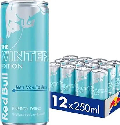 red bull winter edition blik 250ml ( 12 blikjes) 