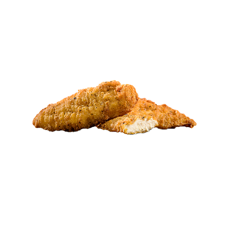 Chickenstrips, gemaakt van kiphaasjes 4 stuks 