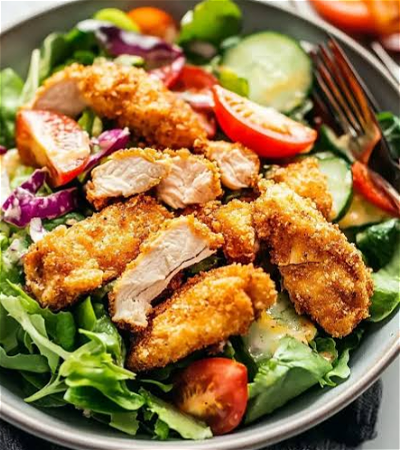 Crispy chicken Salade 