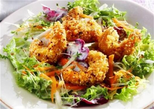 Crispy Garnalen Salade 