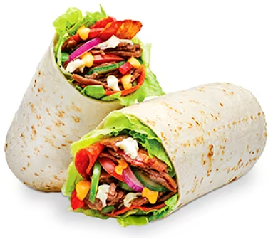 Spicy Steak & Bacon Wrap