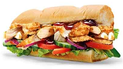 Rotisserie chicken 15cm sub