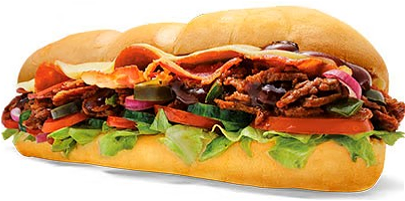 Spicy Steak & Bacon 30cm sub