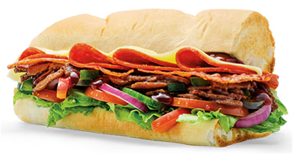 Spicy Steak & Bacon 15cm sub