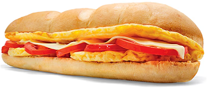 Omelet en kaas 30cm sub