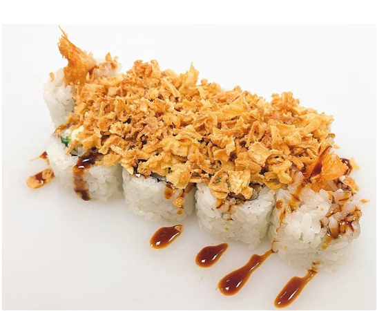 Crispy Zalm  Roll ( 8pcs )