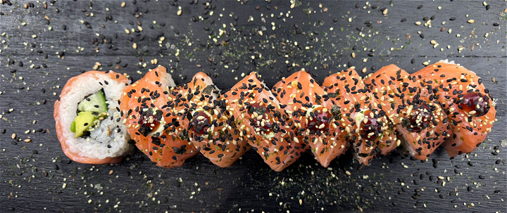 Soft Shell Salmon Roll
