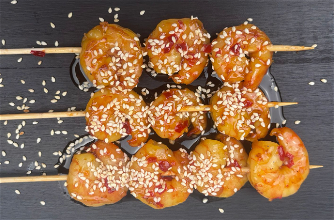 Sweet Chili Grilled Shrimps 10st