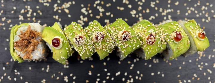 8 st. Crispy Onion Dragon Roll