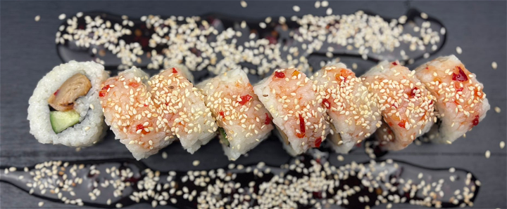 8 st. Veggie sweet chili chicken roll