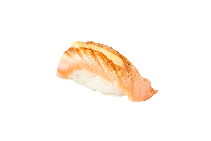 12 FLAMBE SAKE  NIGIRI